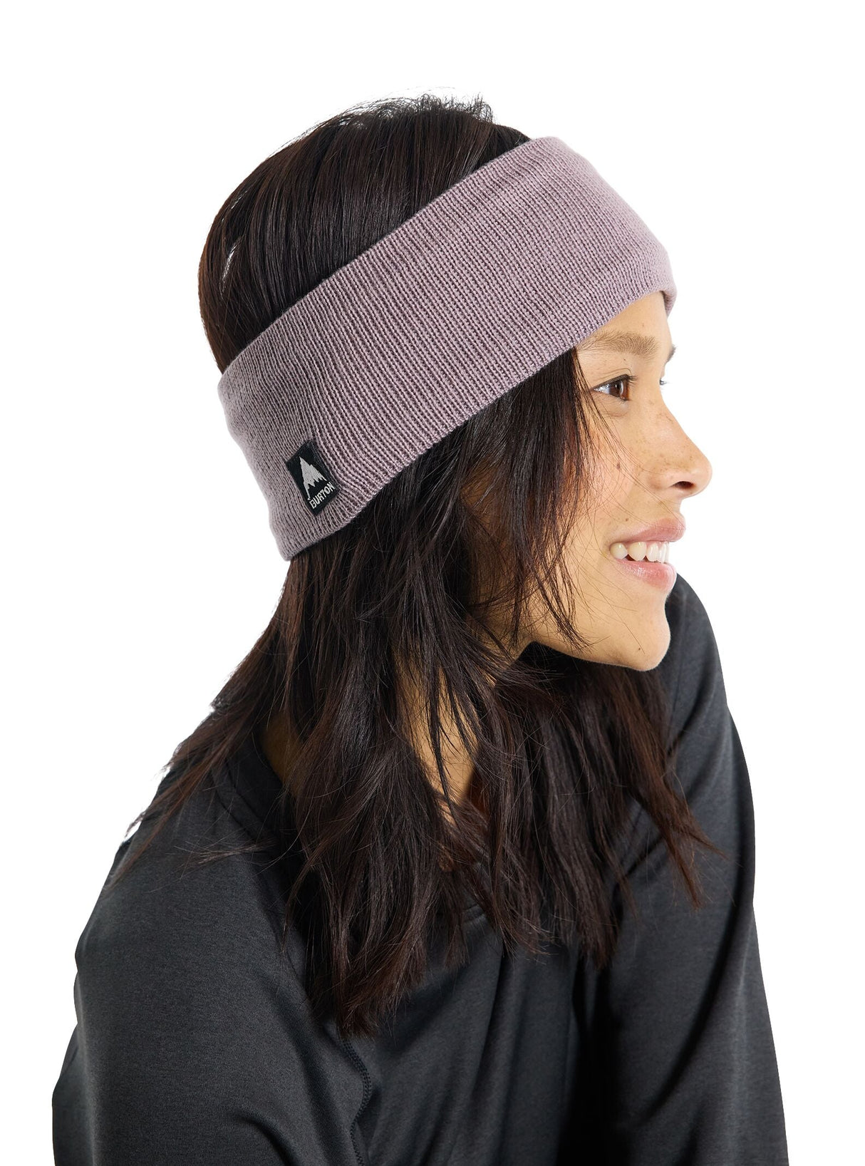 BURTON Women's Mountain High Fleece-Lined Headband Elderberry Women's Beanies Burton