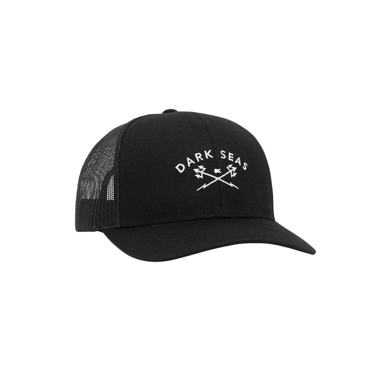DARK SEAS Murre Trucker Hat Black Men's Hats Dark Seas