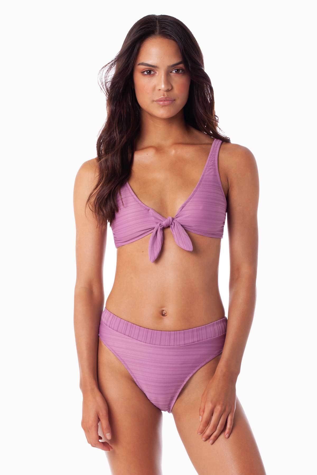 RHYTHM Tahiti Xanadu Pant Bikini Bottom Amethyst WOMENS APPAREL - Women's Swimwear Bottoms Rhythm