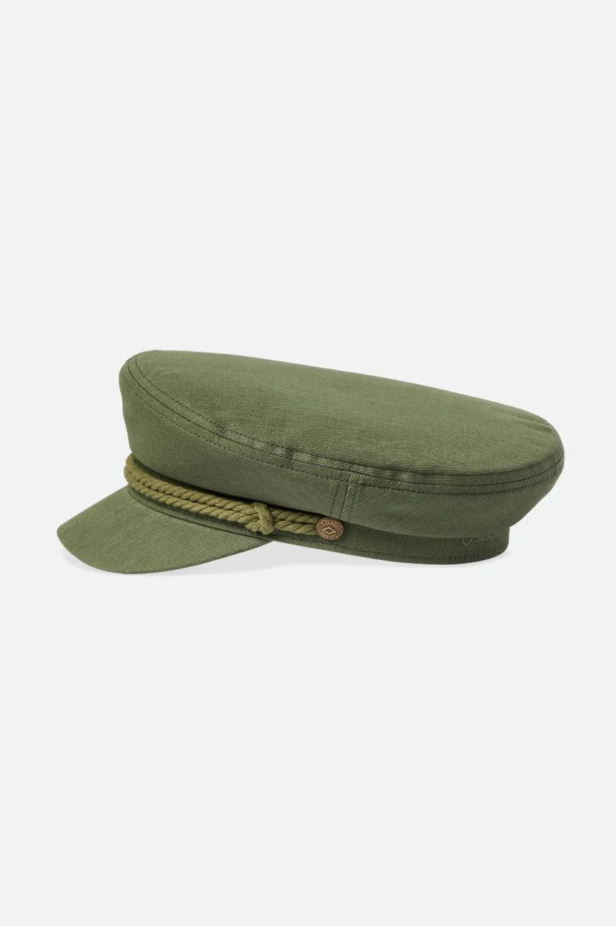 BRIXTON Women's Fiddler Fisherman Cap Olive Surplus Women's Hats Brixton