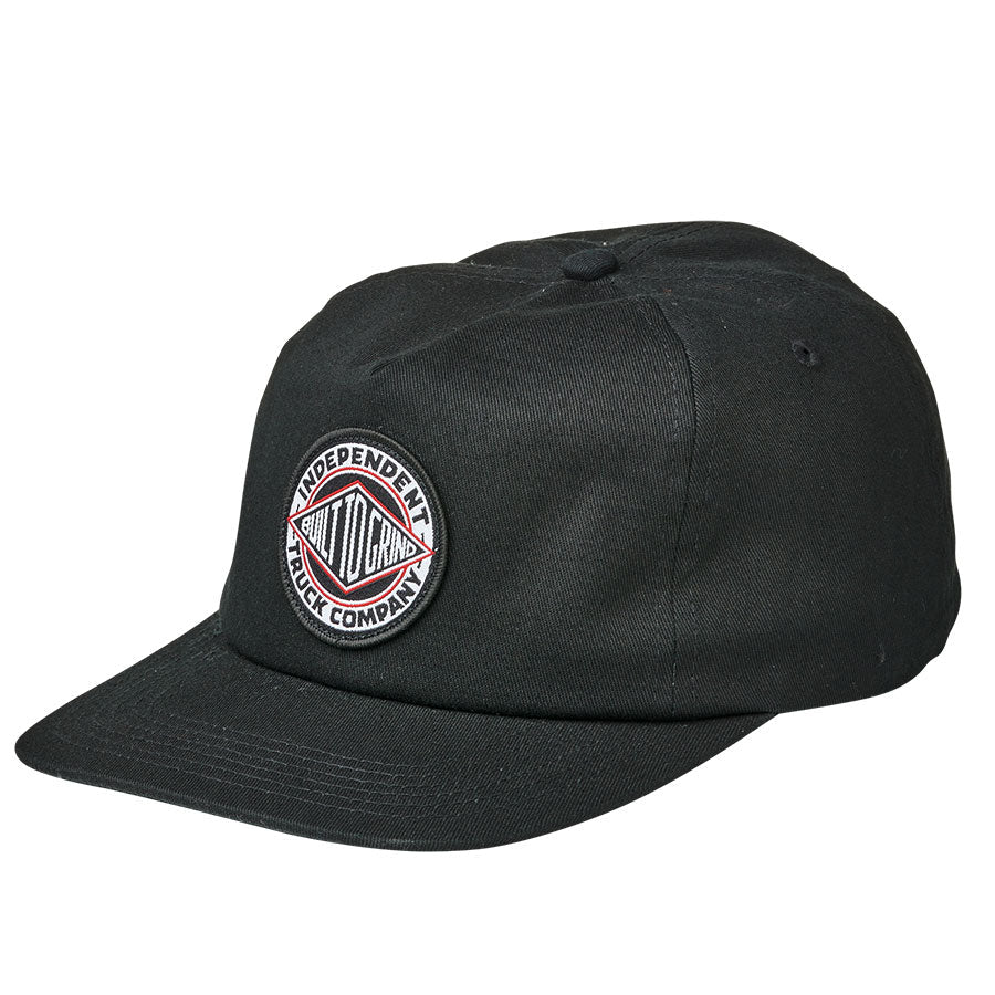 INDEPENDENT BTG Summit Unstructured Snapback Hat Black Men's Baseball Hats Independent