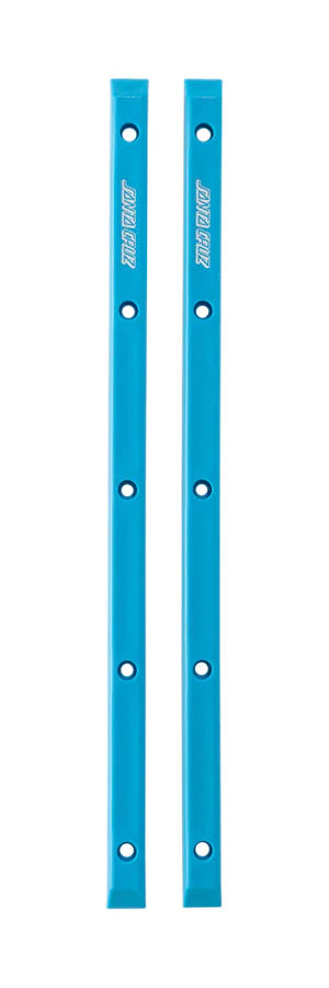 SANTA CRUZ Slimline Skateboard Rails Cyan Skateboard Rails Santa Cruz