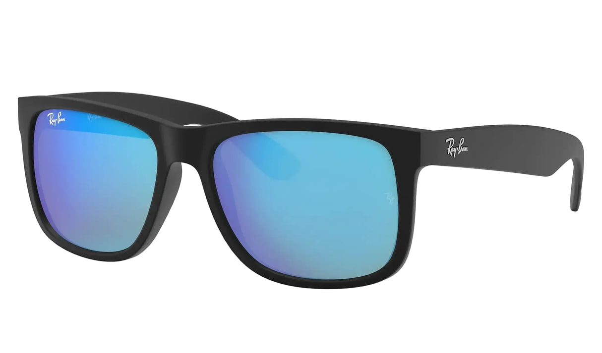 RAY-BAN Justin Color Mix Black - Blue Mirror Sunglasses Sunglasses Ray-Ban
