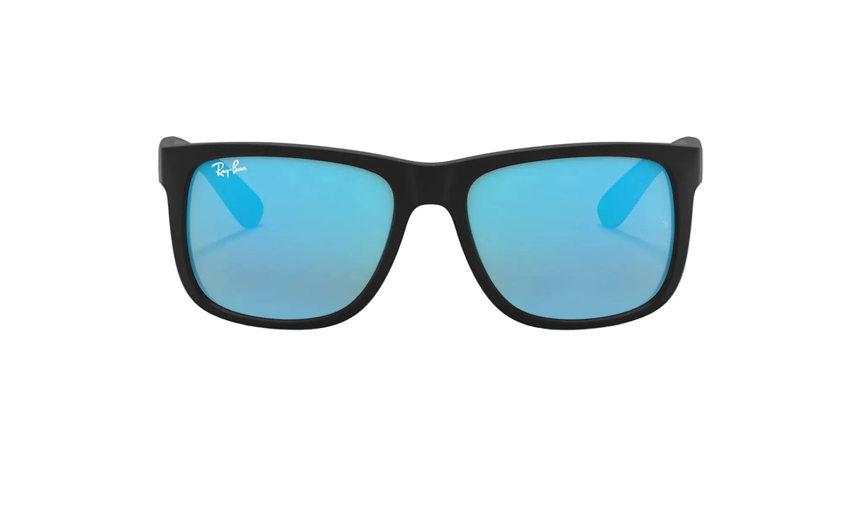 RAY-BAN Justin Color Mix Black - Blue Mirror Sunglasses Sunglasses Ray-Ban