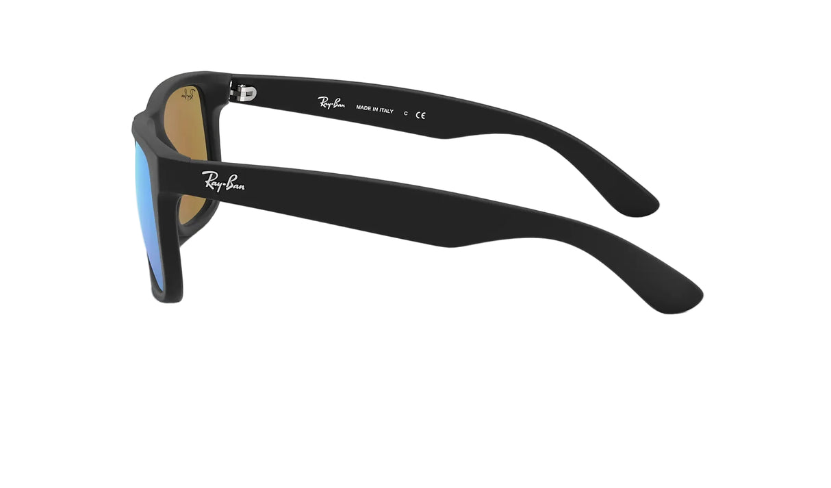 RAY-BAN Justin Color Mix Black - Blue Mirror Sunglasses Sunglasses Ray-Ban
