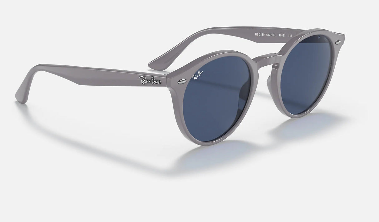 RAY-BAN RB2180 Grey - Dark Blue Classic Sunglasses Sunglasses Ray-Ban