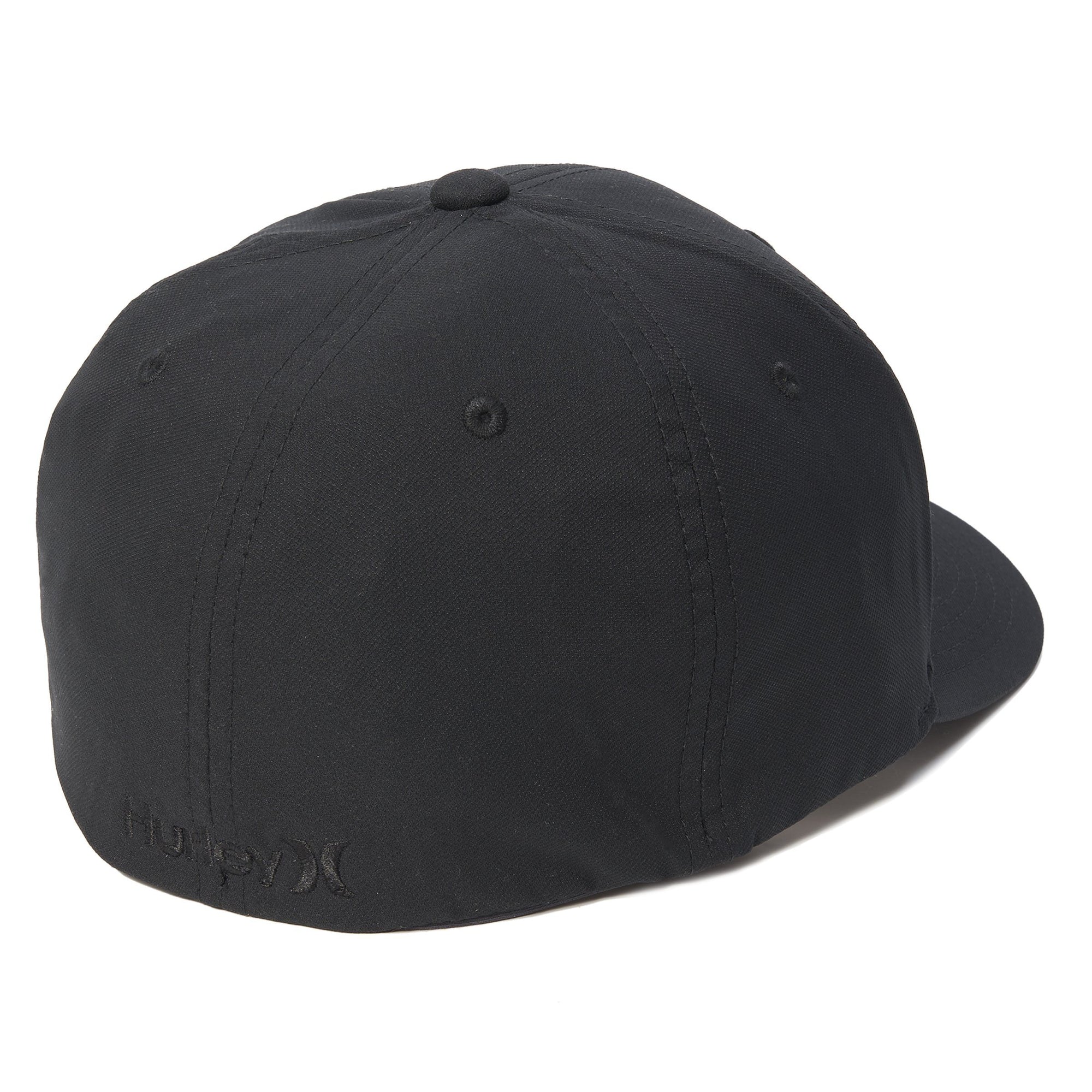 HURLEY H2O-Dri One & Only Flex Fit Hat Black/Black Men's Baseball Hats Hurley L/XL 