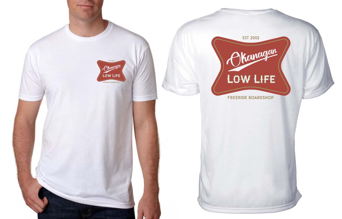 FREERIDE Low Life T-Shirt White