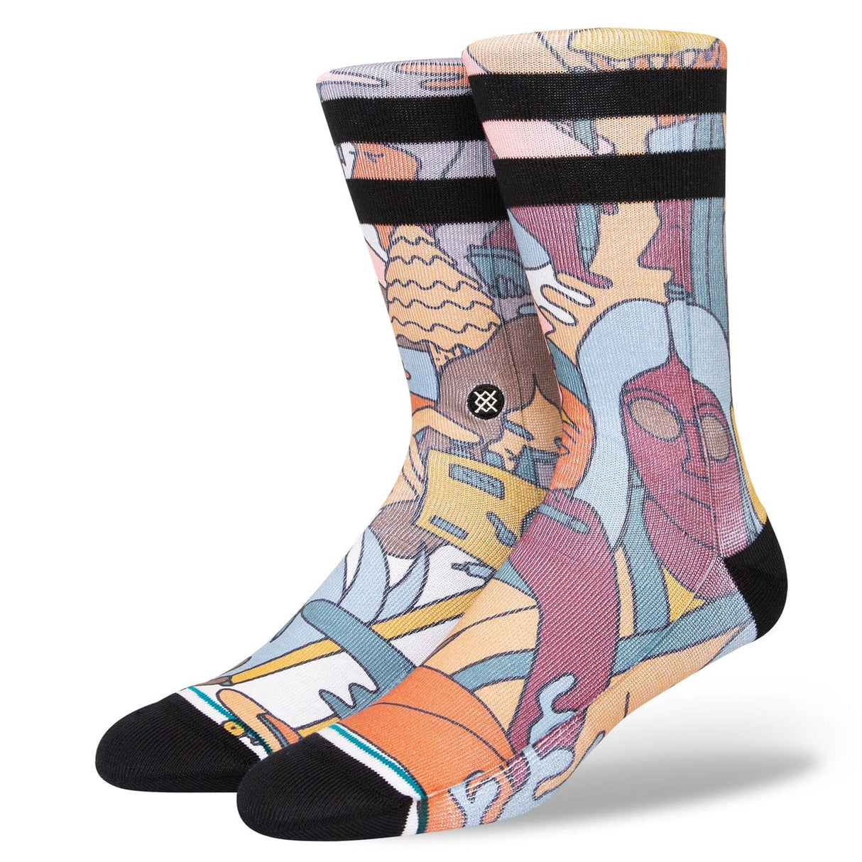 STANCE Calication Socks Vintage White Men's Socks Stance
