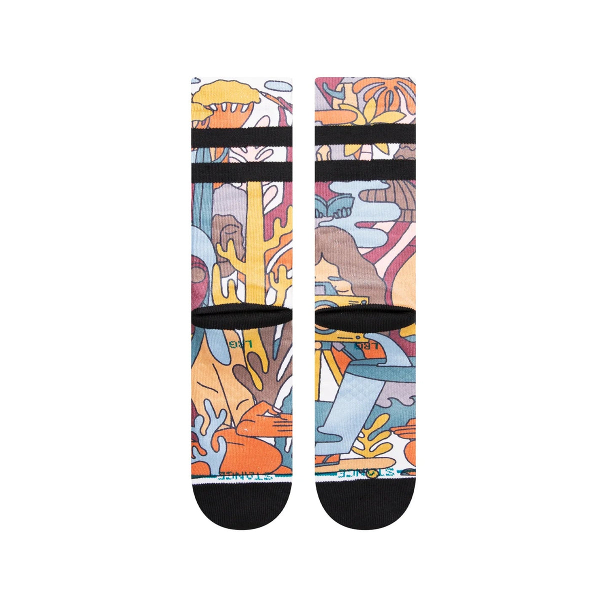 STANCE Calication Socks Vintage White Men's Socks Stance