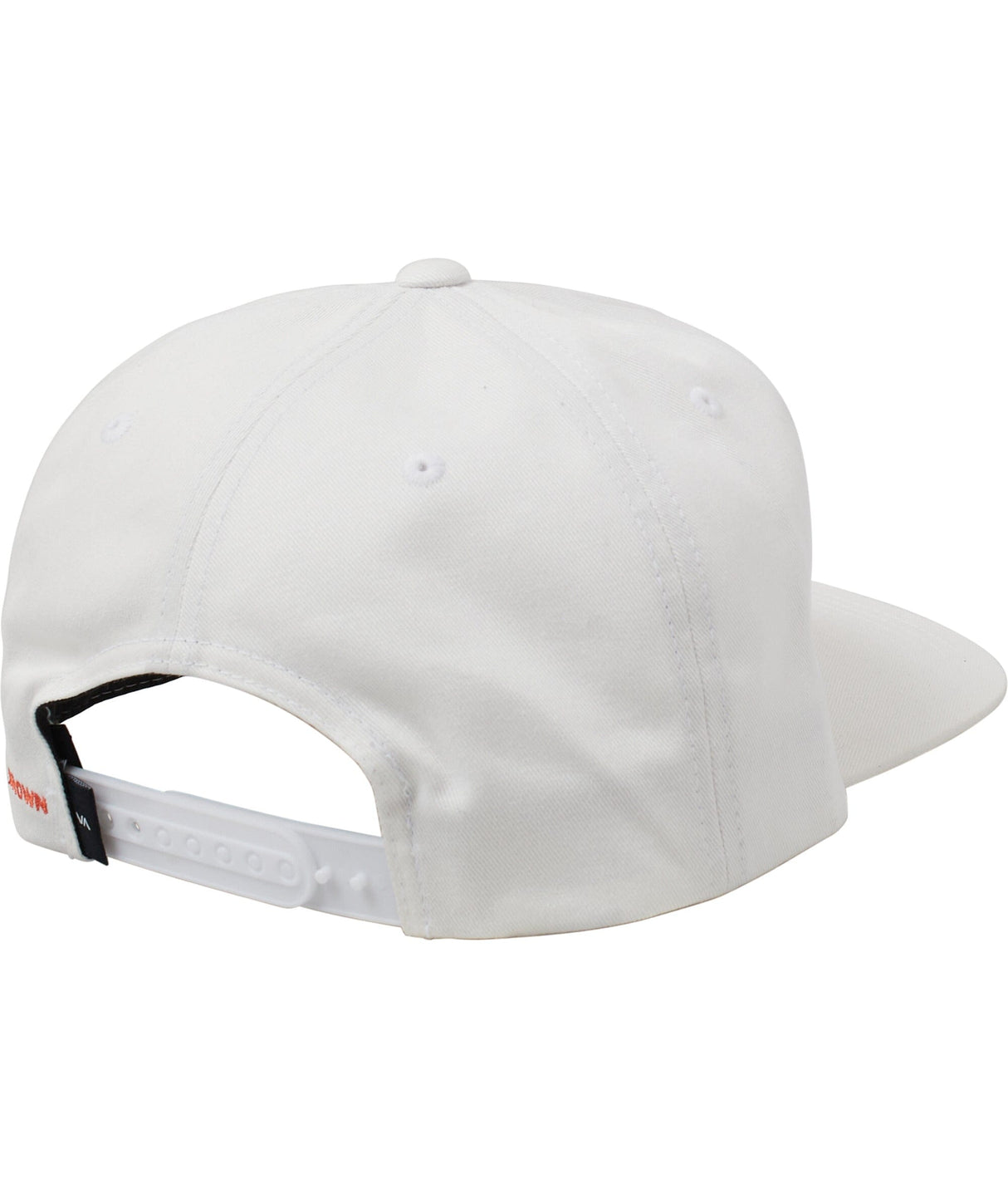 RVCA Jesse Brown Asterisk Snapback Hat White Men's Hats RVCA
