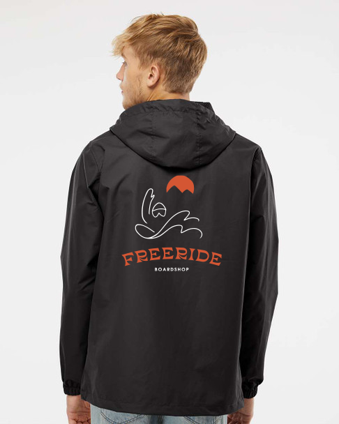 FREERIDE Pow Slash Anorak Reactive Black Men's Street Jackets Freeride