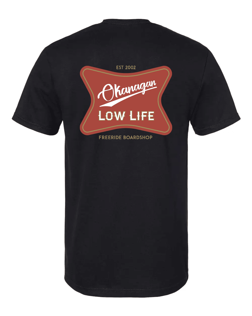 FREERIDE Low Life T-Shirt Black Men's Short Sleeve T-Shirts Freeride