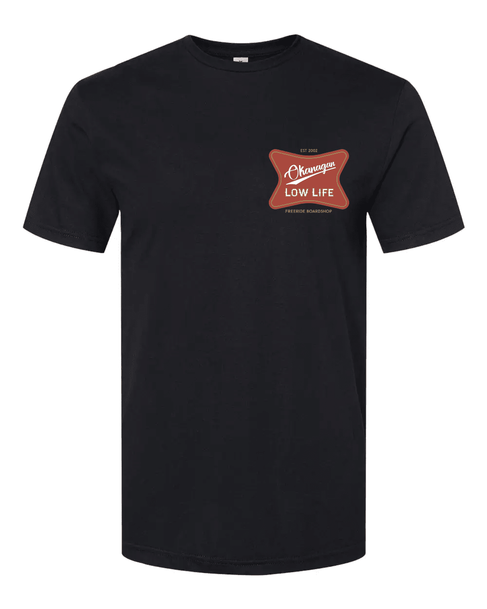 FREERIDE Low Life T-Shirt Black Men's Short Sleeve T-Shirts Freeride