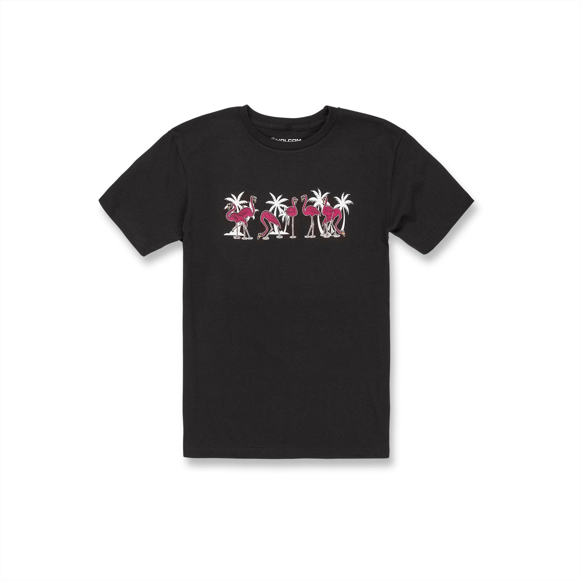 VOLCOM Little Boys Flaminbros T-Shirt Black Toddler Short Sleeve T-Shirts Volcom 