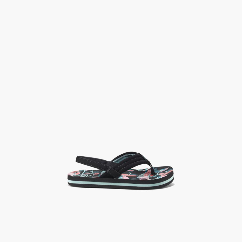 REEF Little Ahi Sandals Kids Layered Floral Youth Sandals Reef