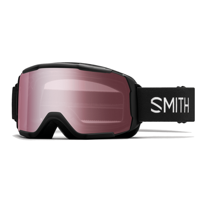 SMITH Youth Daredevil Black - Ignitor Mirror Snow Goggle Youth Snow Goggles Smith