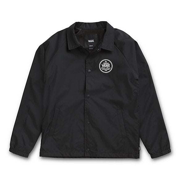 VANS Torrey II Coaches Jacket Boy's Black Boy's Street Jackets Vans