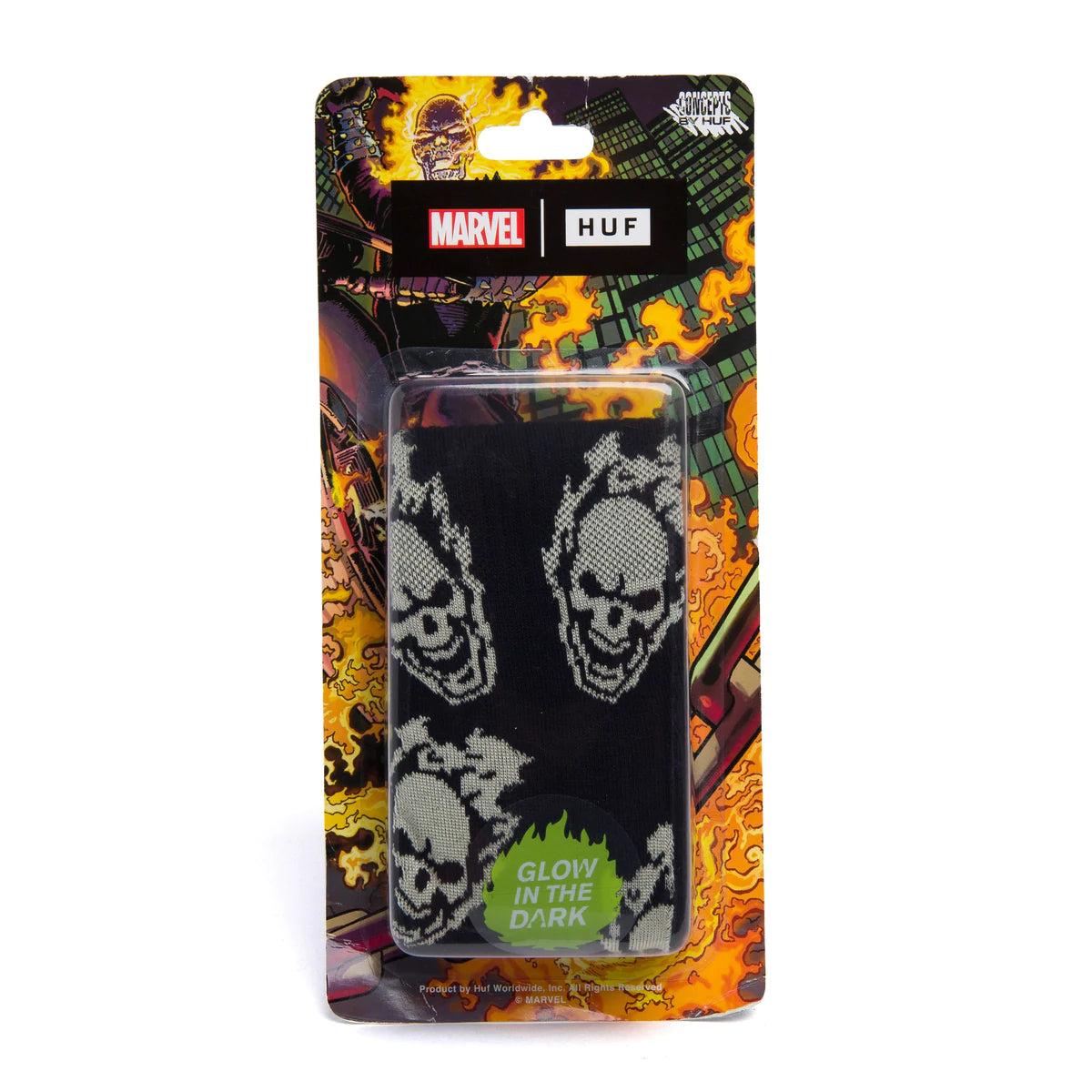 HUF Ghost Rider Socks Black Men's Socks huf