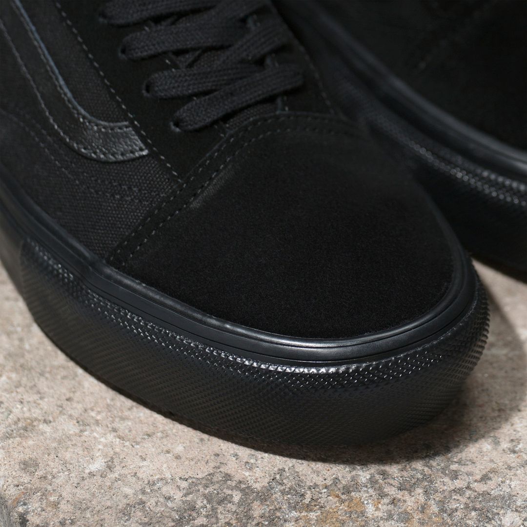 VANS Skate Old Skool Shoes Black/Black FOOTWEAR - Men's Skate Shoes Vans