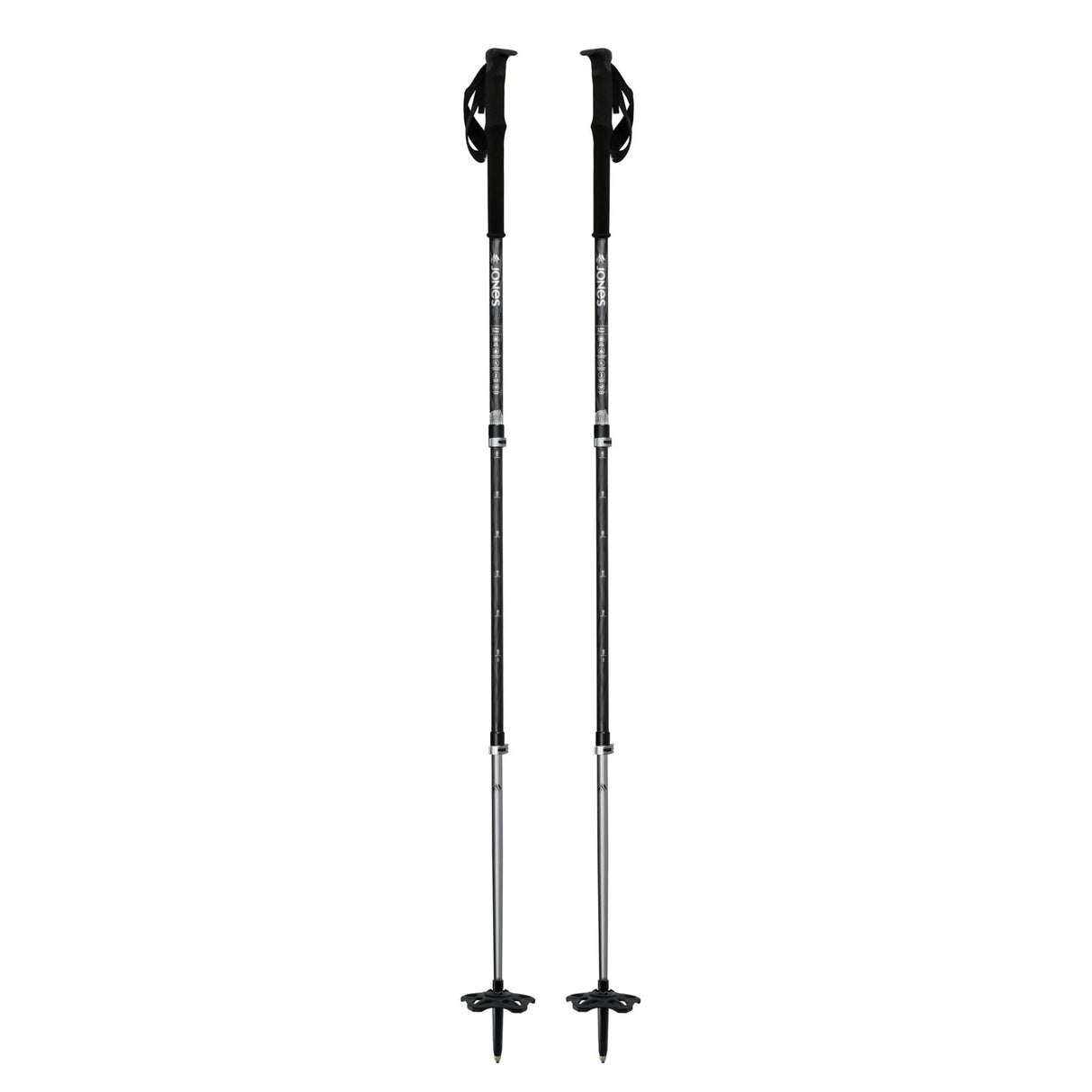 Talon PRO Splitboard Poles Black Backcountry Poles Jones Snowboards