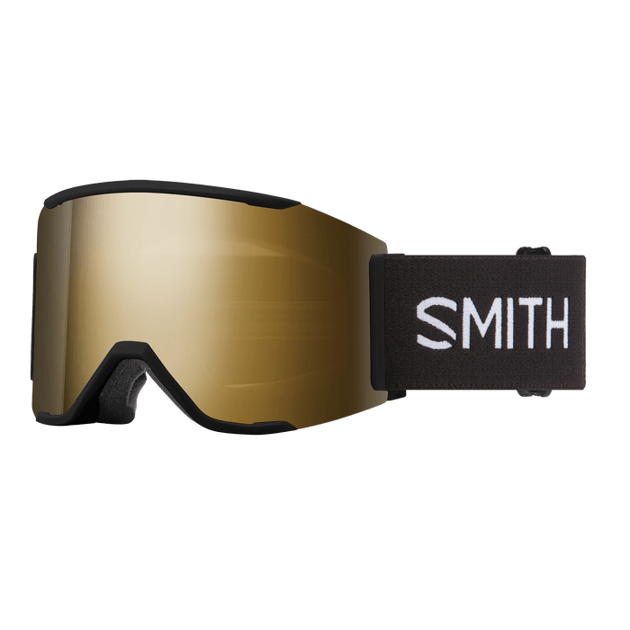 SMITH Squad Mag Black - ChromaPop Sun Black Gold Mirror + ChromaPop Storm Blue Sensor Mirror Snow Goggle Snow Goggles Smith