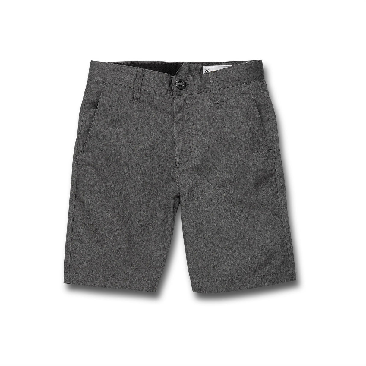 VOLCOM Frickin Chino Shorts Boy's Charcoal Heather Boy's Walkshorts Volcom