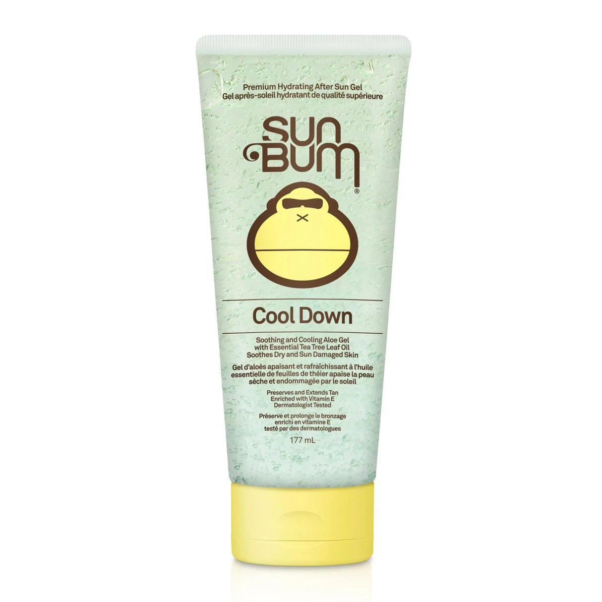 SUN BUM After Sun Cool Down Gel 6oz Tube Sunscreen Sun Bum