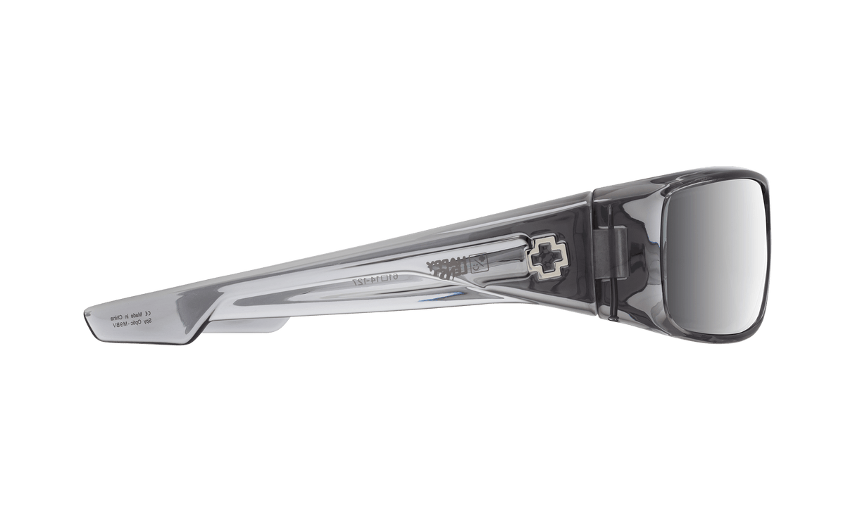 SPY Logan Clear Smoke - Happy Grey Green With Silver Mirror Sunglasses SUNGLASSES - Spy Sunglasses Spy