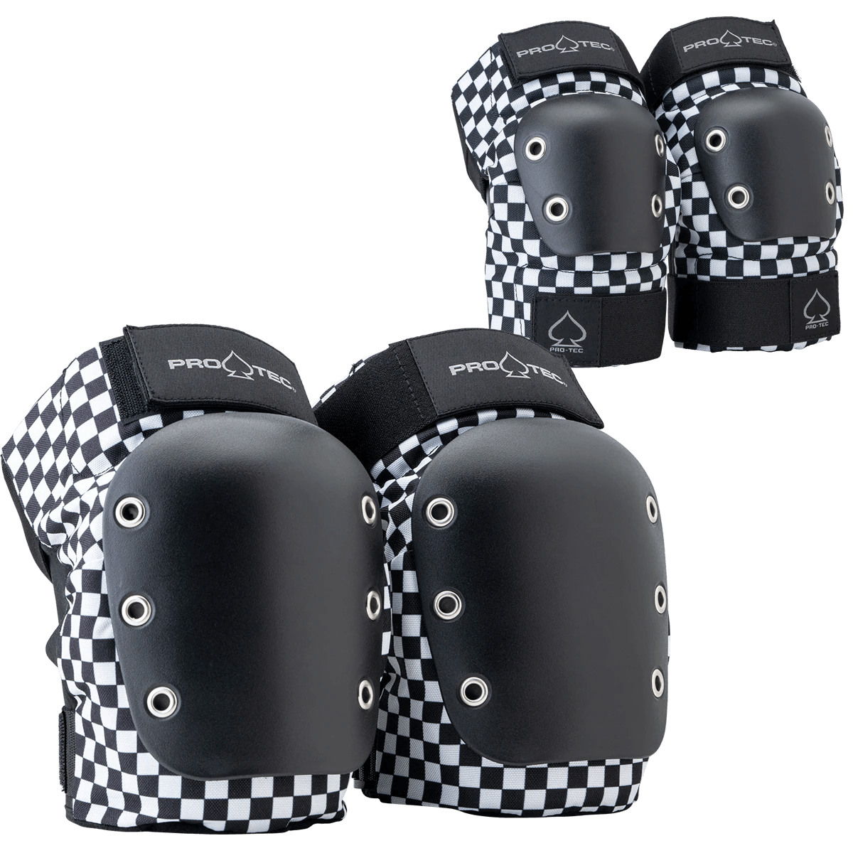 PRO-TEC Street Knee & Elbow Pack Checker Pads & Wrist Guards Pro-tec 