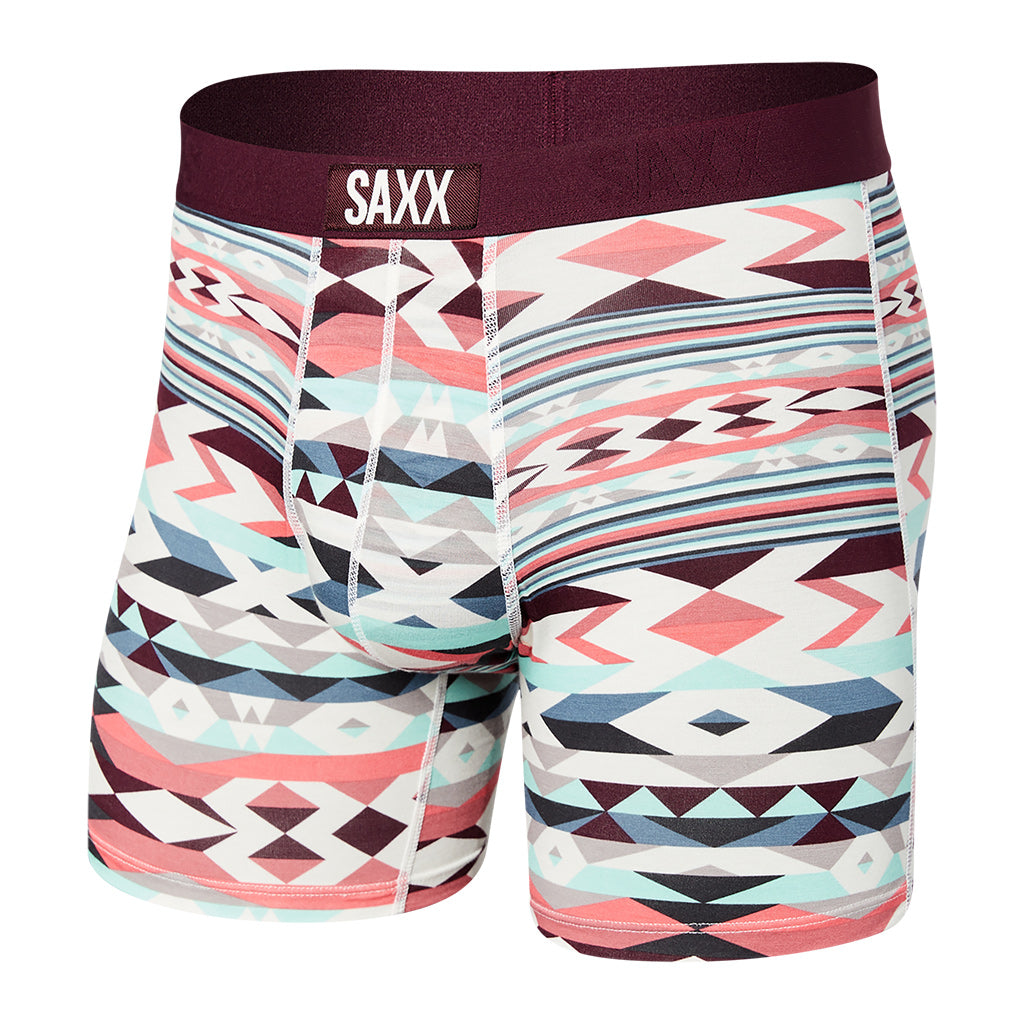 SAXX Vibe Boxer Brief Park Lodge Geo Multi Men's Underwear Saxx