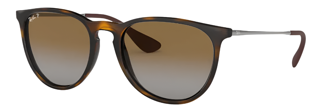 RAY-BAN Erika Classic Tortoise/Gunmetal - Brown Gradient Polarized Sunglasses SUNGLASSES - Ray-Ban Sunglasses Ray-Ban