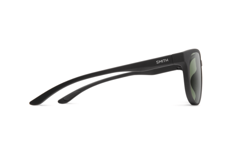 SMITH Lake Shasta Matte Black - ChromaPop Grey Green Polarized Sunglasses Sunglasses Smith