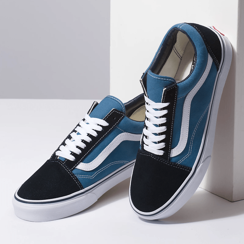 VANS Old Skool Shoes Navy Men's Skate Shoes Vans