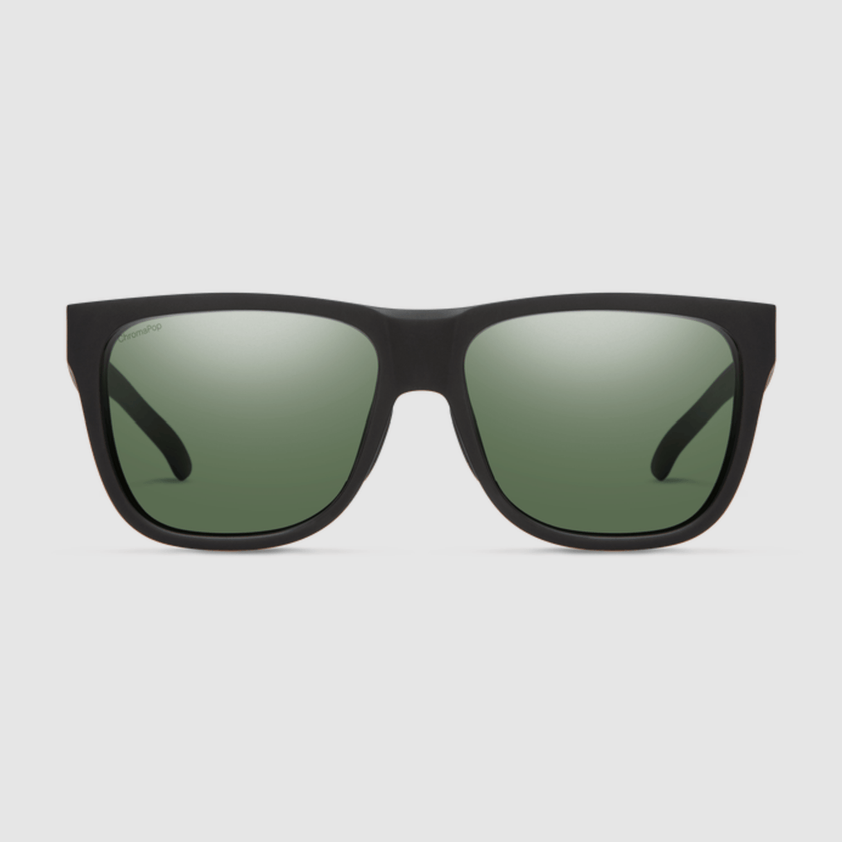 SMITH Lowdown 2 Matte Black - ChromaPop Grey Green Polarized Sunglasses Sunglasses Smith