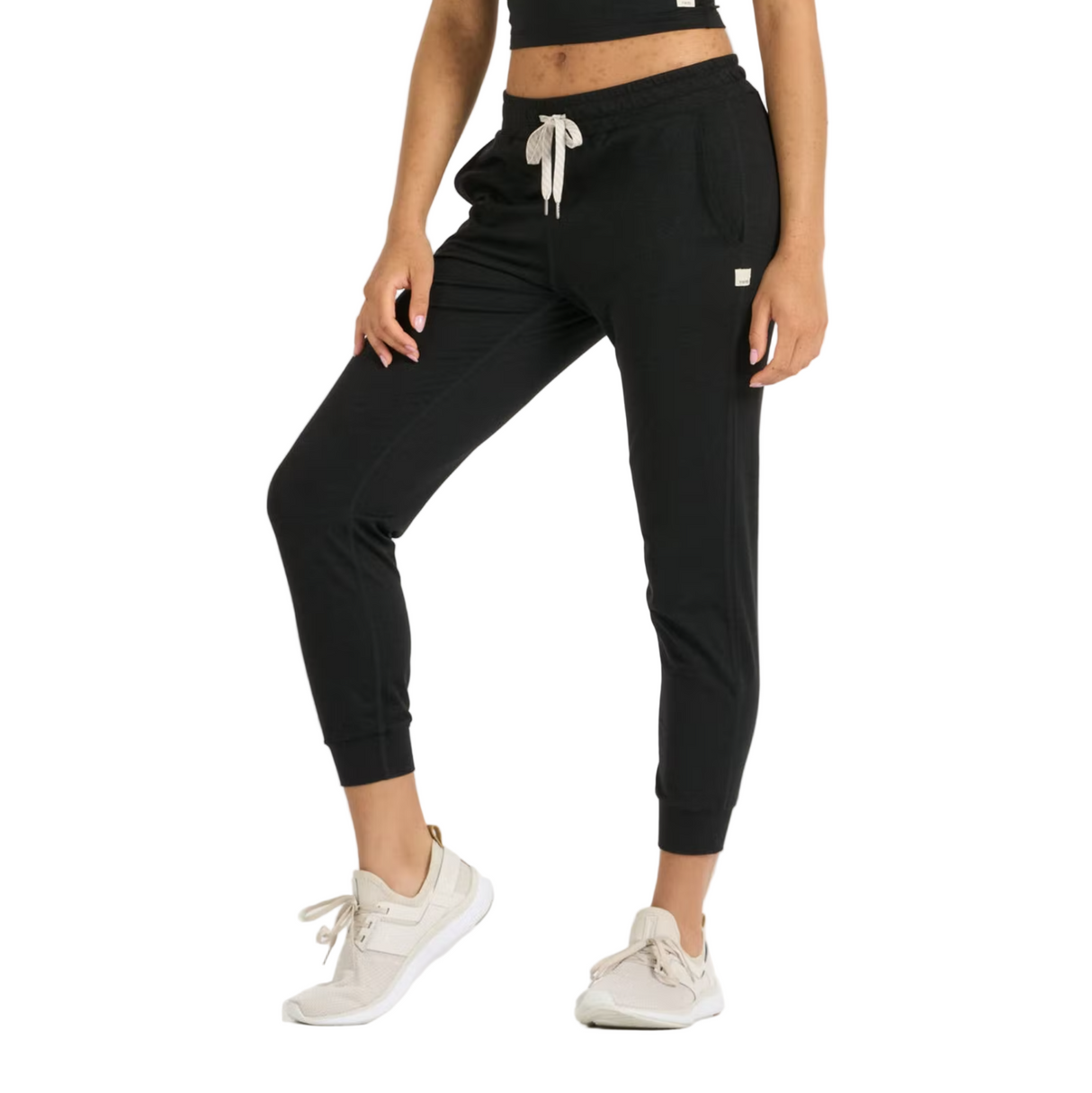 VUORI Performance Jogger Women's Black Heather Women's Pants Vuori