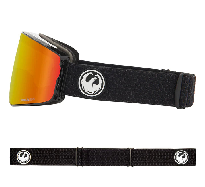 DRAGON PXV2 Split - Lumalens Red Ion + Lumalens Light Rose Snow Goggle Snow Goggles Dragon
