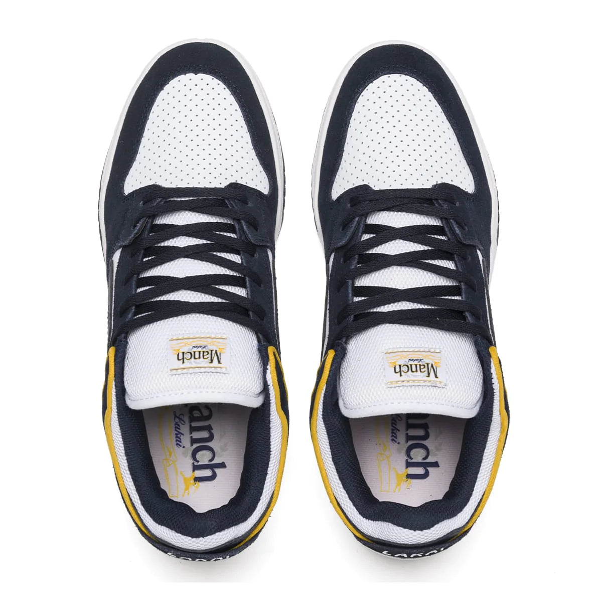 LAKAI Telford Low Shoes Navy/White Suede Men's Skate Shoes Lakai