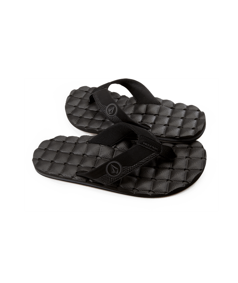 VOLCOM Recliner Sandals Black Destructo Men's Sandals Volcom