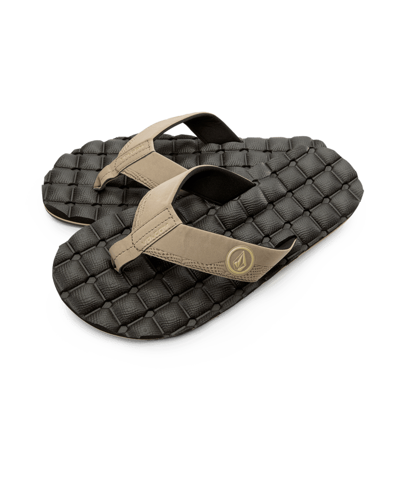 VOLCOM Recliner Sandals Khaki Men's Sandals Volcom 