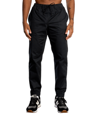 RVCA Spectrum Cuffed Track Pants Black Men's Pants RVCA