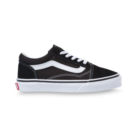 VANS Old Skool Youth Black/True White Youth and Toddler Skate Shoes Vans