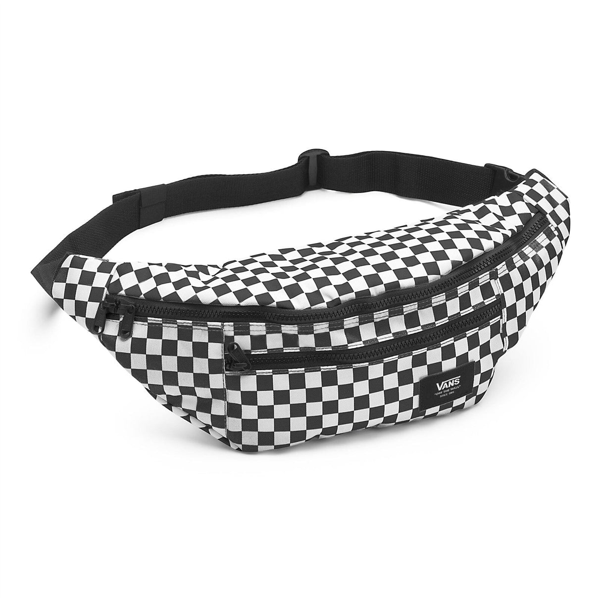 VANS Ward Cross Body Pack Black/White Check Hip Packs Vans