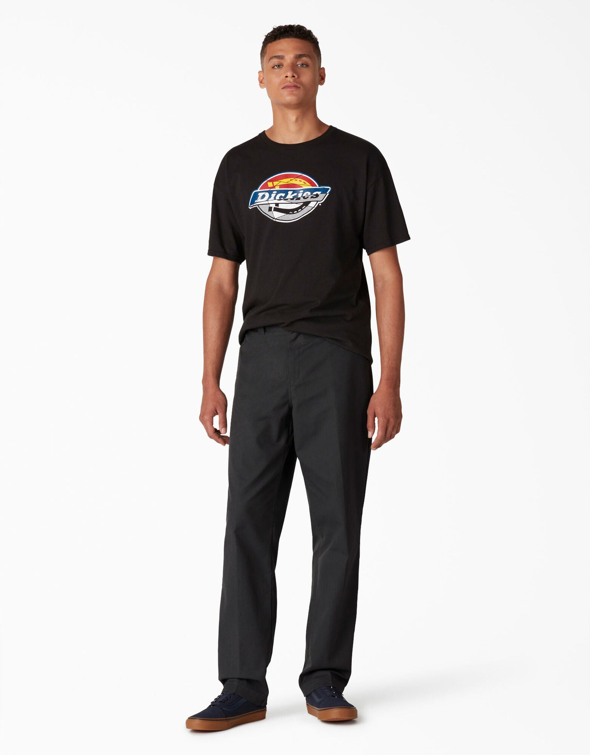 DICKIES Skateboarding Slim Straight Pants Black Men's Pants Dickies