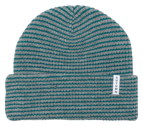 AUTUMN Youth Stripe Beanie Grey Boy's Beanies Autumn