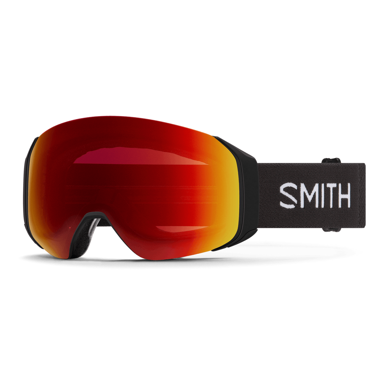 SMITH 4D Mag S Black - ChromaPop Sun Red Mirror + ChromaPop Storm Yellow Flash Snow Goggle Snow Goggles Smith