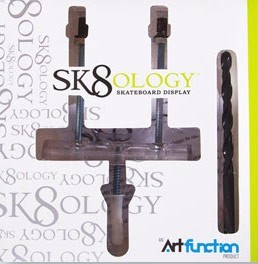 SK8OLOGY Deck Display w/ Drill Bit Skateboard Display