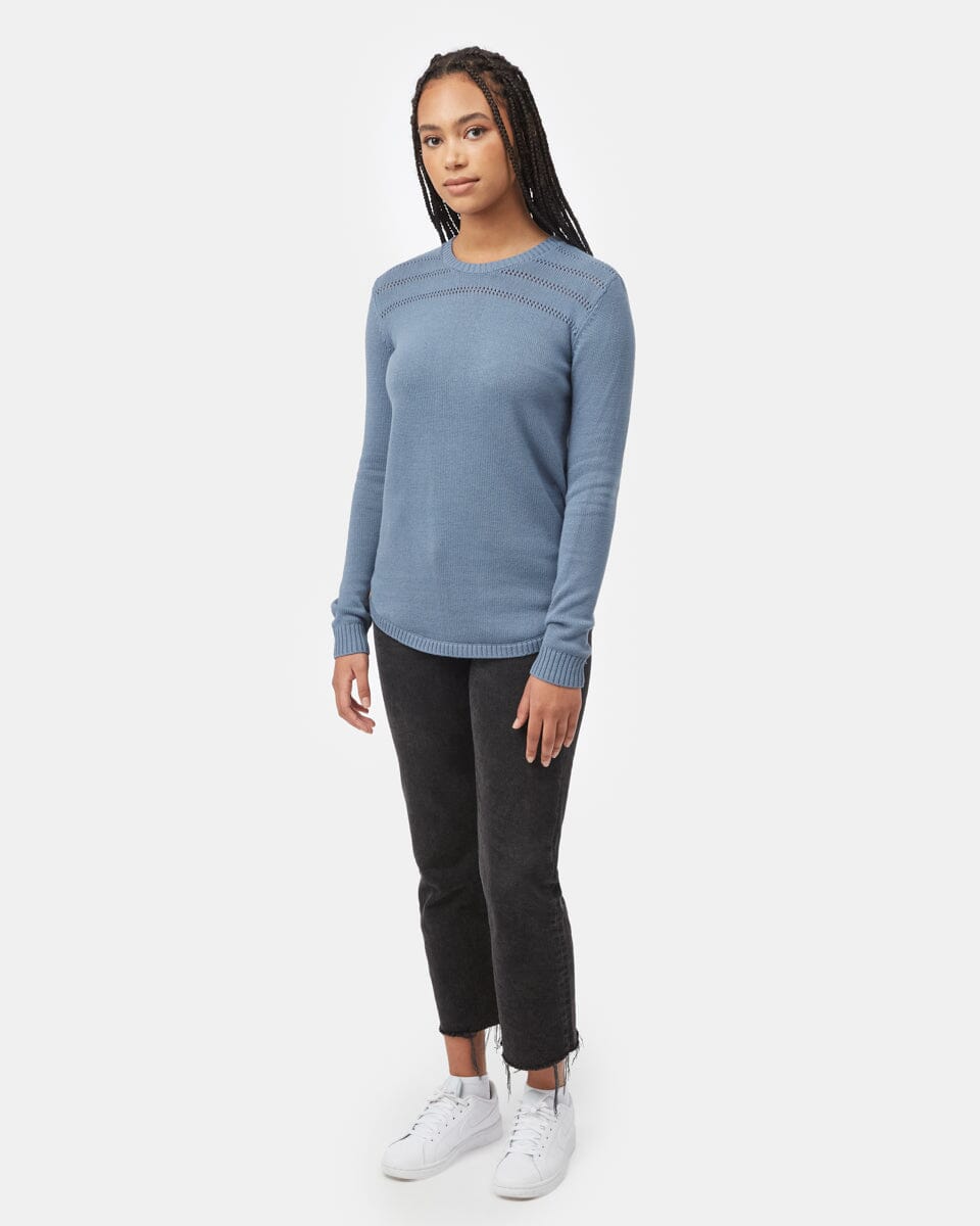 TENTREE Women's Forever After Sweater Vintage Blue Women's Sweaters Tentree 