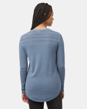 TENTREE Women's Forever After Sweater Vintage Blue Women's Sweaters Tentree 