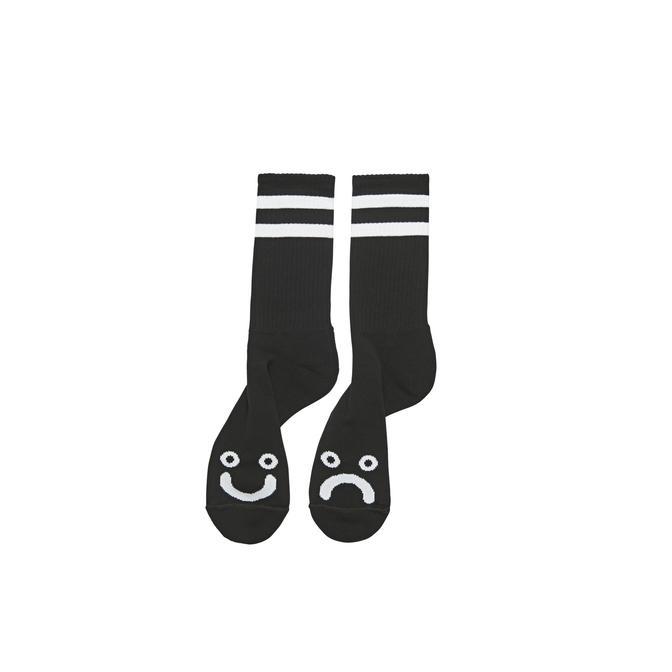 POLAR Happy Sad Socks Black MENS ACCESSORIES - Men's Socks Polar 